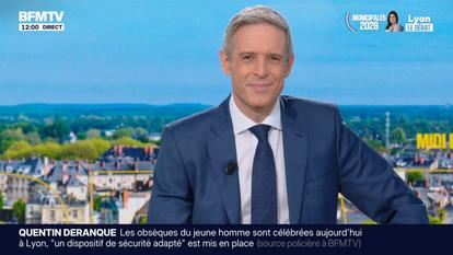 Mathieu Coache dans «Midi BFM» sur BFMTV.