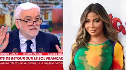 Pascal Praud dans «L’heure des pros» sur CNews et Maeva Ghennam