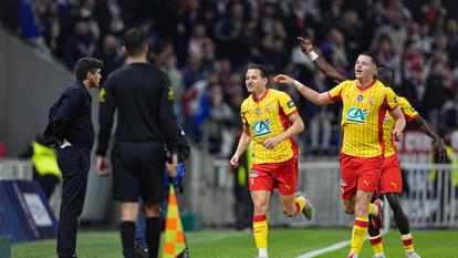 La joie de Thauvin après son but.