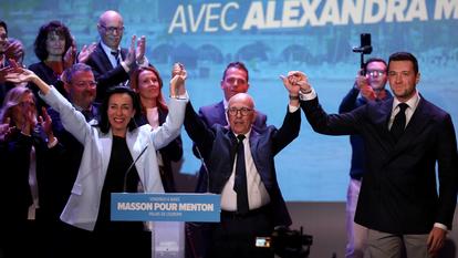 La candidate Alexandra Masson est donnée en tête des intentions de vote selon les sondages.