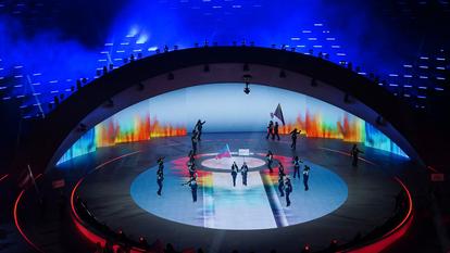 La cérémonie d’ouverture des Jeux paralympiques de Milan-Cortina.