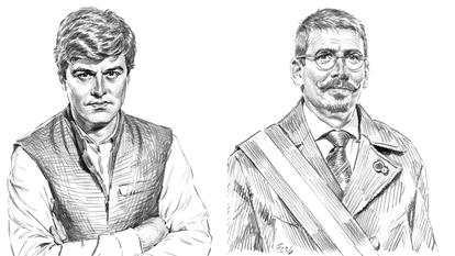 Gaspard Kœnig et Maxime Guilmin.