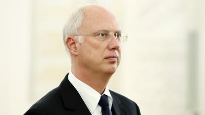 L’émissaire russe Kirill Dmitriev au Kremlin à Moscou, le 22 avril 2025.