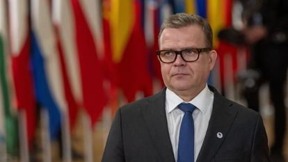 Le premier ministre finlandais Petteri Orpo à Bruxelles, le 22 janvier 2026.