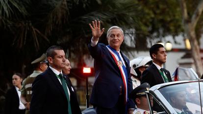 Le président chilien José Antonio Kast à Santiago, le 11 mars 2026.