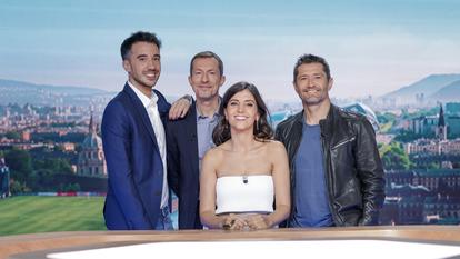 Thomas Mekhiche, Grégoire Margotton, Séverine Parlakou et Bixente Lizarazu.