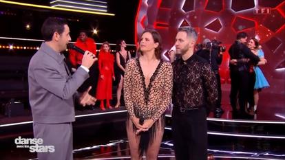 Camille Combal, Laure Manaudou et Christian Millette dans «Danse avec les stars» sur TF1.