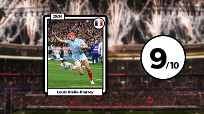 Quatre essais grâce à sa pointe de vitesse phénoménale. Et des records qui pleuvent pour Bielle-Biarrey