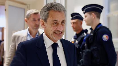 Nicolas Sarkozy, le 8 avril 2025.