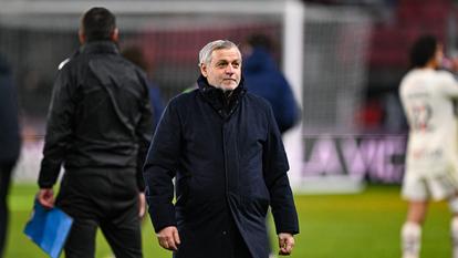 Bruno Genesio à Rennes dimanche.