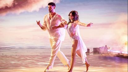 Juju Fitcats et Jordan Mouillerac dans «Danse avec les stars» sur TF1.