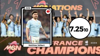 Matthieu Jalibert a répondu présent en l’absence de Romain Ntamack.