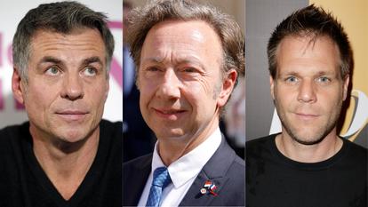 Bruno Gaccio, Stéphane Bern et Rémi Gaillard.
