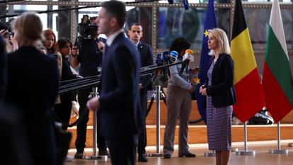 Réunis à Bruxelles, lundi, les ministres des Affaires étrangères des Vingt-Sept se sont montrés très réservés devant ce nouveau défi lancé par le président américain.