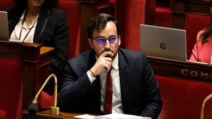 Bryan Masson, 29 ans, devra troquer son mandat de député pour celui de maire de Cagnes-sur-Mer.