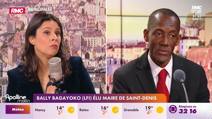 Apolline de Malherbe et Bally Bagayoko sur RMC.
