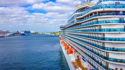 Un navire de croisière dans le port de Fort Lauderdale, en Floride.