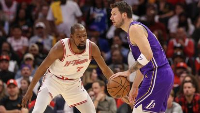 Luka Doncic face à Kevin Durant