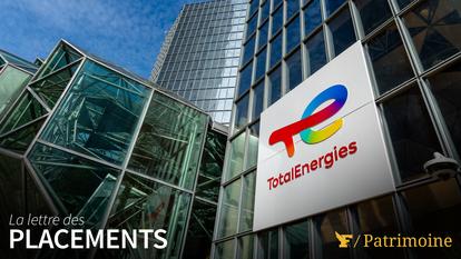 Vue du siège social de TotalEnergies à La Défense. Son action vient juste d’atteindre un nouveau record à la Bourse de Paris.