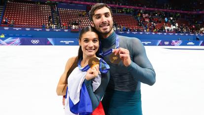 Guillaume Cizeron et Laurence Fournier Beaudry.