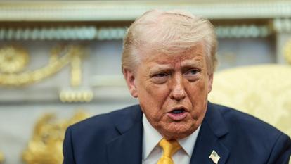 Le président américain Donald Trump à Washington, le 19 mars 2026.