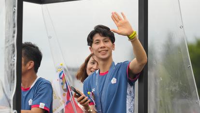 La médaillée d’or taïwanaise Lin Yu-ting, en boxe féminine (-57 kg) aux Jeux olympiques de Paris, le 16 août 2024.