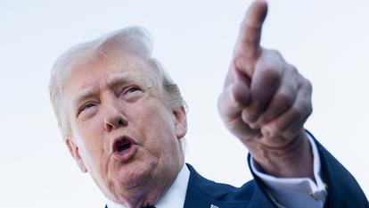 Le président américain Donald Trump à Palm Beach, le 23 mars 2026.