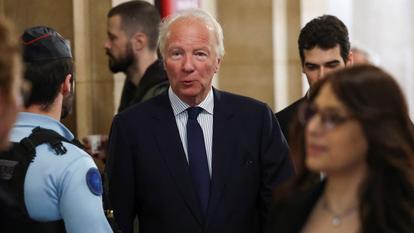 Brice Hortefeux à la Cour d’appel de Paris, le 16 mars 2026.