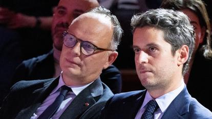 Édouard Philippe et Gabriel Attal.