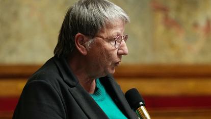 La députée ariégeoise apparentée PS, Martine Froger, à l’Assemblée nationale à Paris.