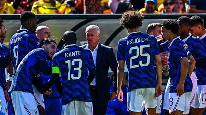Didier Deschamps et ses troupes dimanche contre la Colombie (3-1).
