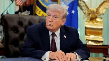 Le président américain Donald Trump dans le Bureau ovale de la Maison-Blanche à Washington, le 31 mars 2026.
