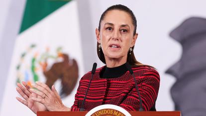 La présidente mexicaine Claudia Sheinbaum à Mexico, le 30 mars 2026.