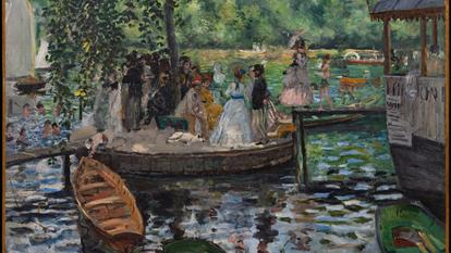« La Grenouillère », huile sur toile, 1869.
