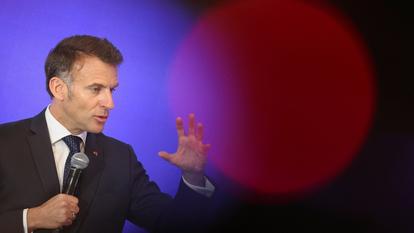Emmanuel Macron à Tokyo, le 1er avril.