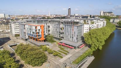 Les locaux de Nantes Métropole en 2018.