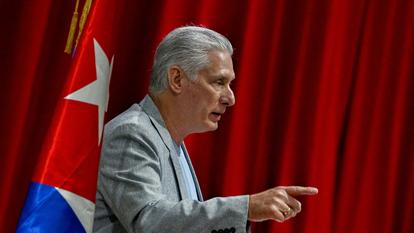 Le président cubain Miguel Díaz-Canel à La Havane, le 20 mars 2026.