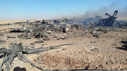 Dimanche, les médias iraniens ont diffusé des images de carcasses d’hélicoptère et d’avion américains, détruits, selon eux, par les Gardiens de la Révolution.