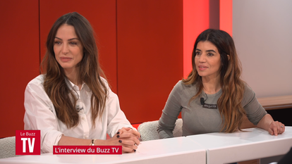 Marie Treille Stefani et Sarah Kaddour dans le «Buzz TV» pour Le Figaro TV