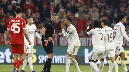 Le Real Madrid a terminé sa rencontre à 10 mercredi soir contre le Bayern Munich.