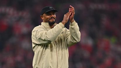 L’entraîneur du Bayern Munich Vincent Kompany après le quart de finale retour de Ligue des champions contre le Real Madrid, le 15 avril 2026.