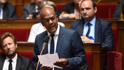 Serge Letchimy, le président de la Collectivité territoriale de Martinique, à l’Assemblée Nationale.