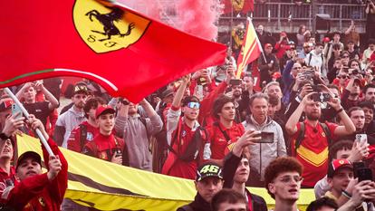 Les fans de la Scuderia Ferrari l’an dernier aux 6 Heures d’Imola.