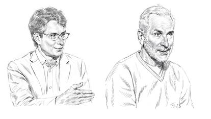 Bruno Patino et Stéphane Breton.