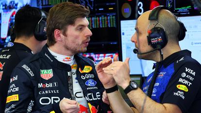 Max Verstappen (à gauche) et Gianpiero Lambiase (à droite) collaborent depuis 2016 chez Red Bull.