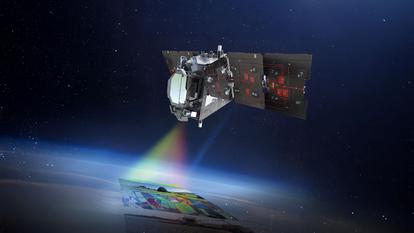 Vue artistique du satellite Flex.