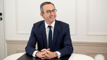 Bruno Retailleau, président des Républicains et candidat du parti pour 2027.