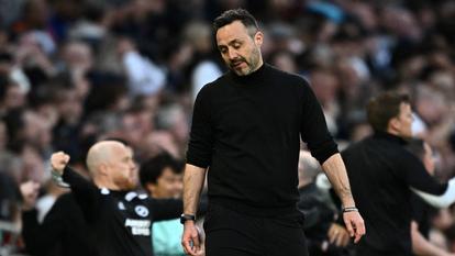 Roberto De Zerbi samedi face à Brighton.