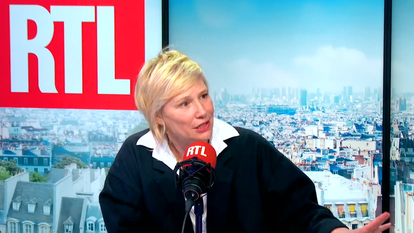 Maïtena Biraben dans le studio RTL
