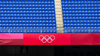 Un stade lors des JO 2021.